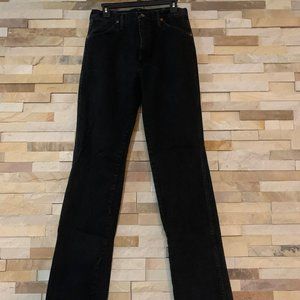 Vintage Black Cowboy Cut Wrangler Jeans 936WBK SIZE 31 X 34  🇺🇸MADE IN USA🇺🇸